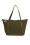 Zoozie Bags Bolso Tote de Satén Caqui Maxi